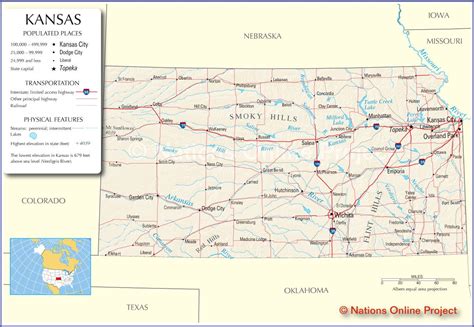 great site  maps   states  countries kansas map state