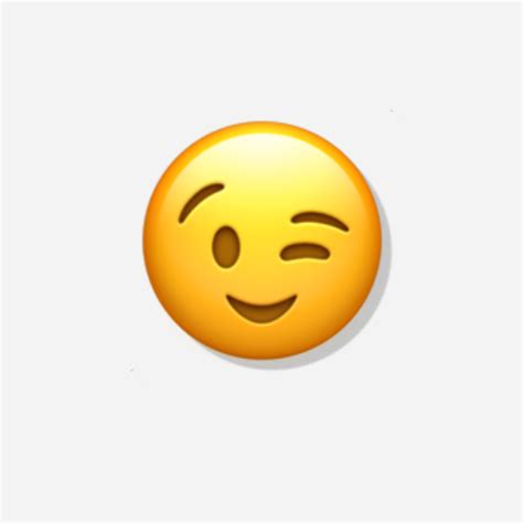 Zwinkerndes Gesicht Emojis