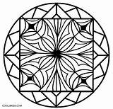 Kaleidoscope Coloring Pages Kids Printable Optical Illusion Cool2bkids Illusions Clip Designlooter Drawings sketch template