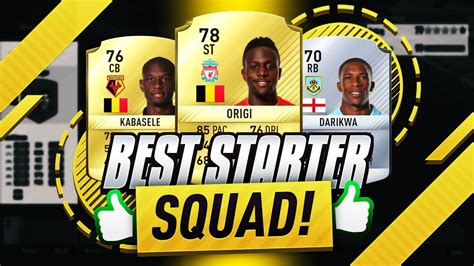 insane  bpl starter squad fifa  ultimate team squadbuilder youtube