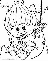 Coloring Pages Troll Trolls Fantasy Color Medieval Kids Adults Giant Colouring Movie Printable Print Sheets Book Giants Doll Books Peoples sketch template