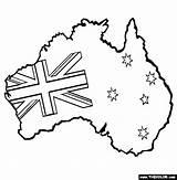 Australia Australian Flag Map Coloring Clipart Kids Drawing Pages Clip Colouring Colors Getdrawings Happy Aussie Computer Cliparts Find Site Gif sketch template