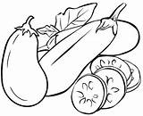 Eggplant Coloringfolder Eggplants sketch template