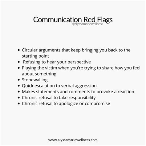 communication red flags artofit