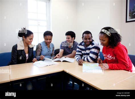 foreign students  classroom stock photo alamy