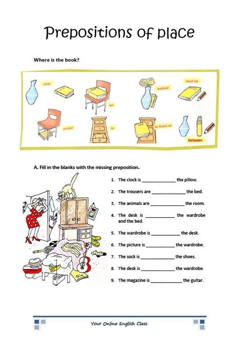 sample lesson plan preposition