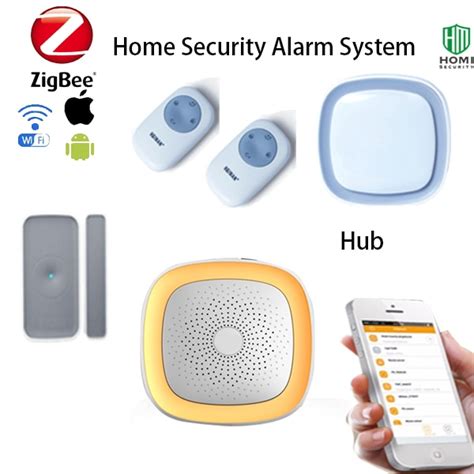 zigbee wireless smart home kit burglars monitor door window open human
