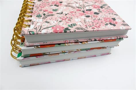 custom hardcover spiral notebook journal iwizprint