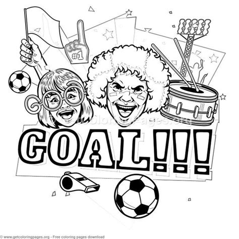 soccer world cup celebration coloring pages  instant