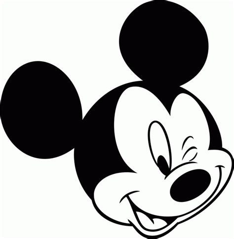disney mickey  minnie heads coloring pages coloring home