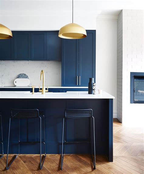 dark blue kitchen kuechen inspiration home decor design