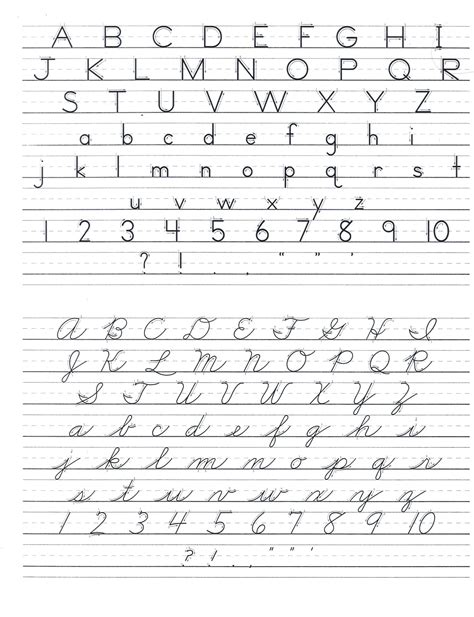 cursive handwriting worksheets  kids pointeuniformclub db excel