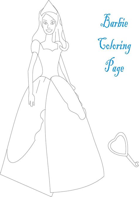 barbie coloring pages printable  coloringpages
