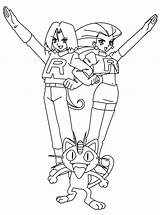 Pokemon Coloring Pages Rocket Team Book Drawing Colouring Group Kids Picgifs Printable Equipe Jessie Getdrawings Sheets Library Clipart Popular sketch template