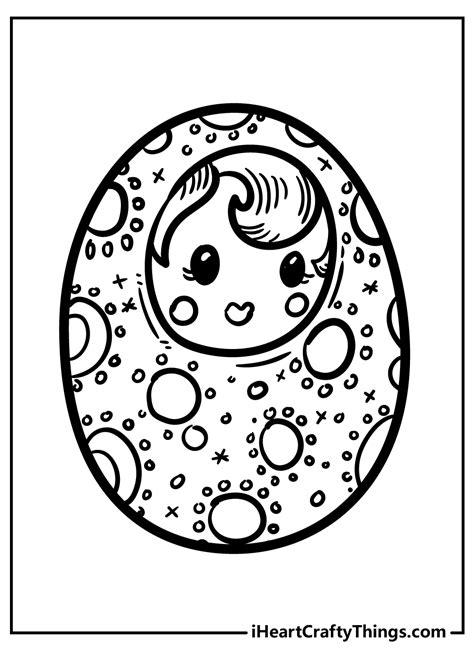 festive easter egg coloring pages