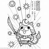 Yo Kai Coloring Pages Shogunyan Jibanyan Yokai Sword Printable Armor Coloriage His Pages2color Xcolorings 1280px 179k Resolution Sketch Info Type sketch template