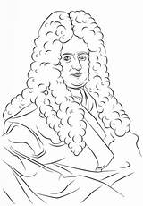 Leibniz Gottfried Wilhelm Supercoloring Filozofia Kolorowanka Inventors Famosos Drukuj sketch template