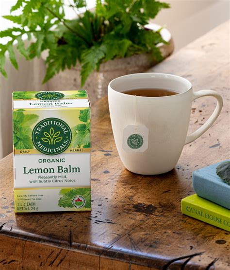 Organic Lemon Balm Tea Traditional Medicinals