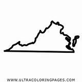 Virginia Geography Thick Iconfinder sketch template
