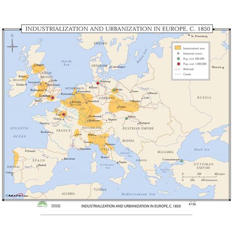 industrialization urbanization europe  map shop  world history maps