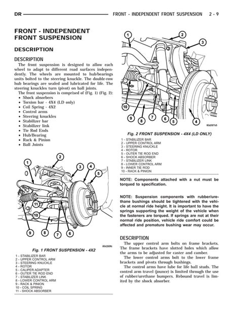 dodge ram truck service repair manual