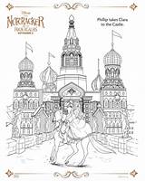 Coloring Realms Nutcracker Four Pages Sheets Activity Character Disney Print sketch template