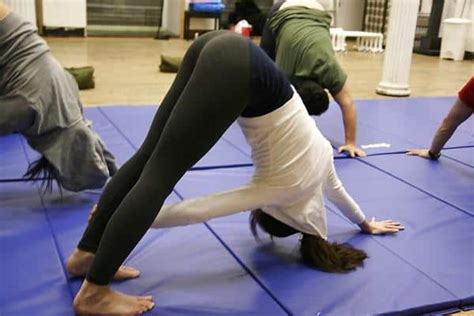 A Sneak Peak In To A Yoga Class Girls In Yoga Pants