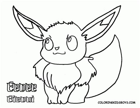 pokemon pictures  eevee coloring home