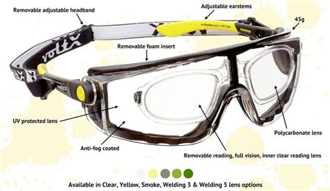 Voltx Quad 4 In 1 Full Lens Reading Safety Glasses