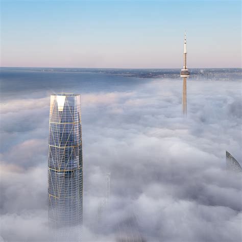 construction kicks   skytower canadas tallest residential tower news archinect