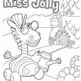 Coloring Junction Jungle Jolly Miss Netart sketch template