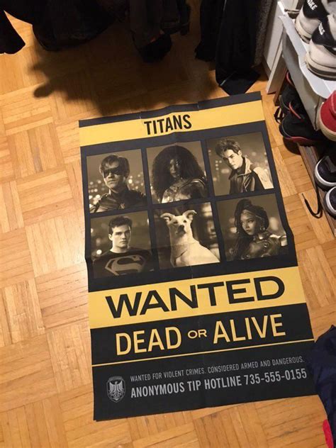 Titans Season 3 Poster Prop Future Spoilers R Titanstv