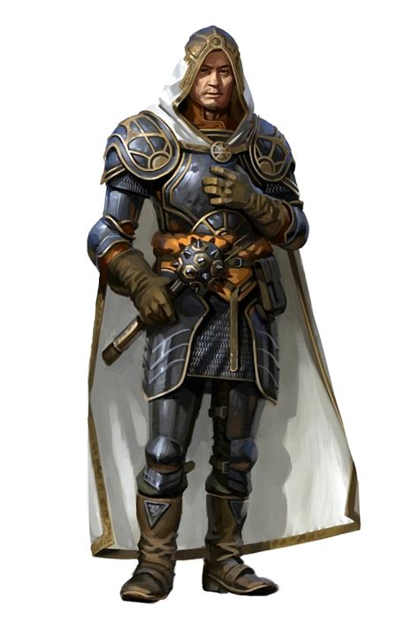 male human cleric  mace pathfinder pfrpg dnd dd    ed  fantasy dungeons
