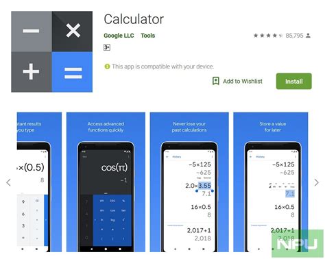 googles calculator app  android updated   important