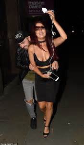 love island s jessica hayes wears plunging bralet while stumbling out of club in liverpool