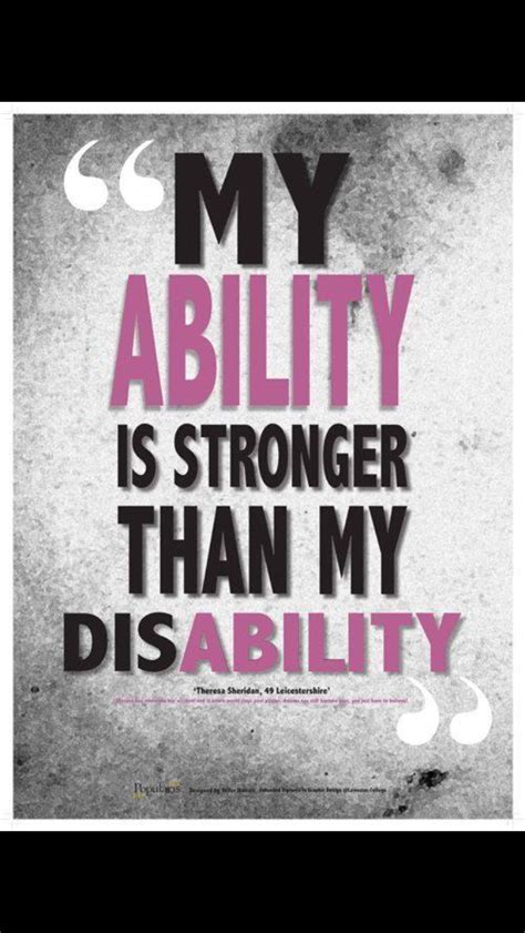 Pin By Erin Reed On Quotes Disability Quotes Quotes Inspirational