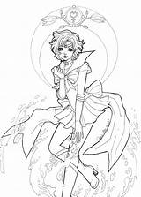 Sailor Moon Mercury Coloring Pages Lineart Dar Chan Dessin Imprimer Deviantart Adult Par Manga Cute sketch template
