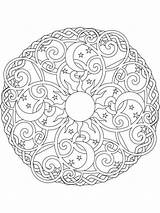 Coloring Pages Chakra Adult Mandalas Recommended Printable sketch template