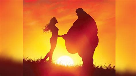 Woman And Fat Guy At Sunset Know Your Meme