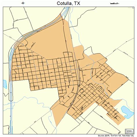 cotulla texas street map