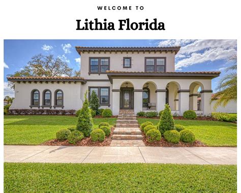 lithia fl real estate lithia fl homes  townhomes  sale
