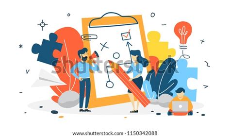 plan concept idea business planning strategy stock vector royalty free