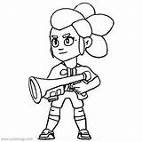 Shelly Brawl Coloring Xcolorings sketch template