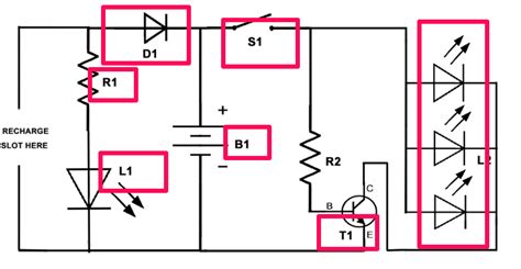 flashlight circuit   build  diy flashlight circuit
