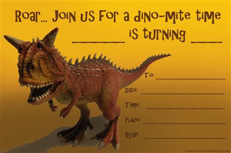 dinosaur birthday printables