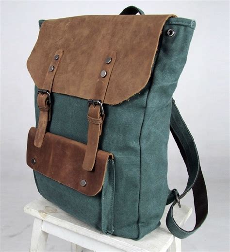 leather canvas backpacks semashowcom