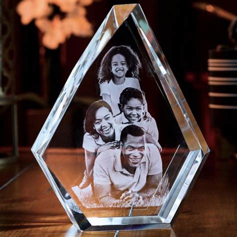 retirement 3d photo prestige crystal engraved keepsake personalized