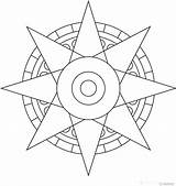Mandala Coloring Sun Mandalas Easy Pages Printable Designs Azcoloring Geometric sketch template