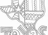 Texas Coloring Symbols Pages State Getcolorings Colori Color Getdrawings sketch template