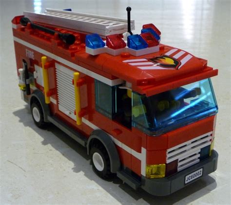 moc fire trucks lego town eurobricks forums
